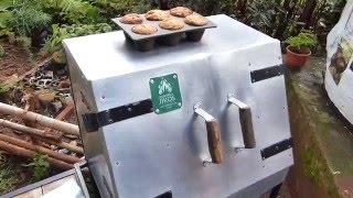 Baking banana bread in Nairobi on a Cookswell Charcoal Oven [upl. by Ladnor]