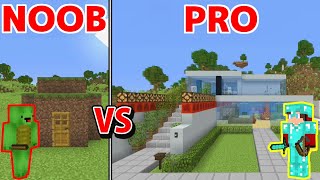 Minecraft NOOB vs PROMOST DANGEROUS TRAP HPUSE BUILD CHALLENGE [upl. by Gord]