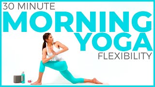 30 Min Morning Yoga Flow  Full Body Yoga For Power Peace amp Grace [upl. by Etteloc61]