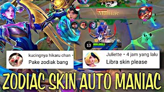 LUNOX TUTORIAL EASY MANIAC WITH ZODIAC  LUNOX BEST BUILD 2022  LUNOX GAMEPLAY  MOBILE LEGENDS [upl. by Yaakov]