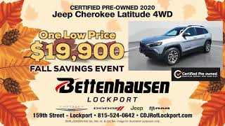 Bettenhausen Chrysler Dodge Jeep Ram Lockport  Buy Certified  Fall Savings Event [upl. by Ylus]