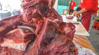 Cooking HUGE Blocks of Beef for the Best Bollito Misto Italy Street Food [upl. by Femi]