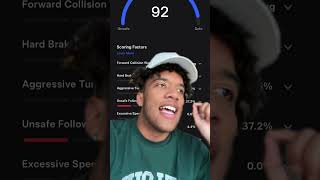 My Tesla driving score dropped carterpcs tech techtok techfacts tesla plaid [upl. by Yelik]