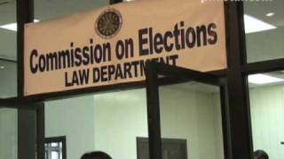 Philstarcom video Day 2 of filing of COCs at Comelec [upl. by Witcher]