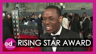 BAFTAs Rising Star Winner Michael Ward cant believe his life [upl. by Anoyk630]