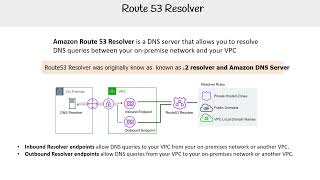 Introduction to Resolver in Route 53  AWS Solutions Architect Associate SAAC03 [upl. by Anayik]