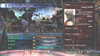 SoulCalibur V  Quickly find HARADA TEKKEN [upl. by Prudi]