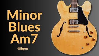 Groovy Guitar Backing Track Blues A Minor [upl. by Elirpa]