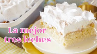 LA MEJOR RECETA DE TORTA TRES LECHES DEL MUNDO  AnnasPasteleria [upl. by Ediva]