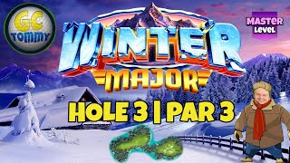 Master QR Hole 3  Par 3 HIO  Winter Major 2024 Tournament Golf Clash Guide [upl. by Ahseuqram776]