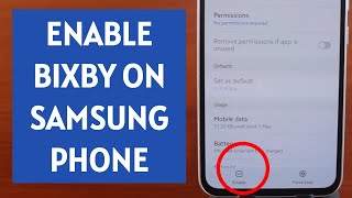 How to Enable Bixby on Samsung Phone [upl. by Burhans476]