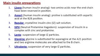 Insulin Analogues used in diabetic patients [upl. by Allbee610]