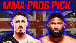 MMA Pros Pick ✅ Tom Aspinall vs Curtis Blaydes 2  Part 1 👊UFC 304 [upl. by Whitten]