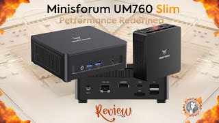 LIVE REVIEW Minisforum UM760 Slim MINI PC  319  Large Power in a Small Package minisforum [upl. by Joktan]