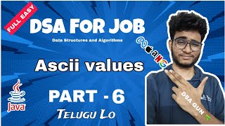 Ascii values typecasting  Java dsa course in Telugu  Part  6  Engineering Animuthyam [upl. by Erodroeht]