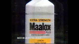 Maalox Plus Antacid 1993 [upl. by Yrffoeg]