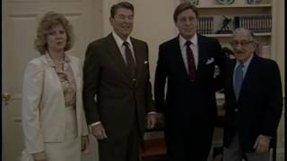 President Reagan’s Photo Opportunities in the White House on February 18 1986 [upl. by Esimehc514]