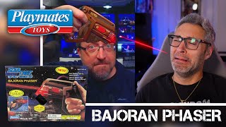 Playmates Bajoran Phaser  1995 Star Trek Deep Space Nine  Unboxing amp Review [upl. by Ahsekim]