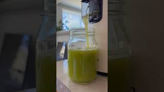 3 ingredient green juice recipe to improve digestion 🌱 [upl. by Snilloc461]