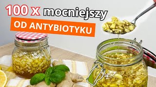 Przepis na syrop 100x MOCNIEJSZY od ANTYBIOTYKU [upl. by Hitt]