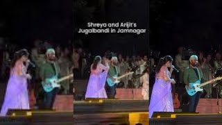 Shreya Ghoshal and Arijit Singh performing together at the Anant Ambanis pre wedding ceremony [upl. by Annaeerb]