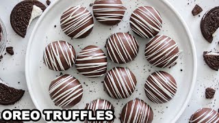 Oreo Truffles 3 Ingredients [upl. by Allenrad]