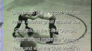 A wrestling tribute to 1948 Olympic champion Glen Brand [upl. by Drof]