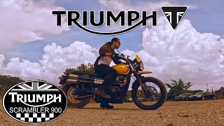 2024 Triumph Scrambler 900  Off RoadBrake Slide Practice 4K [upl. by Eibo243]