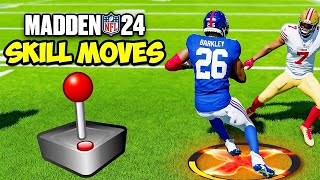 Madden 24 Ball Carrier Moves 101  Stick Skills Tutorial [upl. by Nahor]