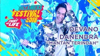 DEVANO DANENDRA  quotMANTAN TERINDAHquot LIVE AT DREAMERS FESTIVAL 2018 [upl. by Aliuqahs]