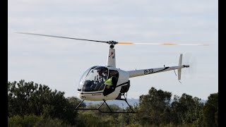 Robinson R22 Training with Joel in 4KHD [upl. by Gentilis]