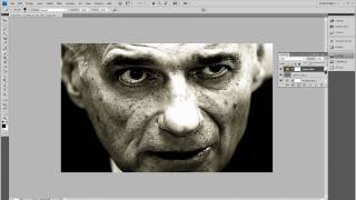 Adobe Photoshop CS4 Tutorial Dynamic Black And White Photo Edit [upl. by Erual]