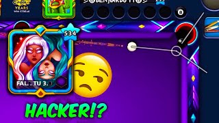 I FOUND A HACKER WITH AUTO LEAVE TRICK 😠 AUTOWIN HACKER  INSTANT WIN TRICK  8 Ball Pool [upl. by Nosaes656]