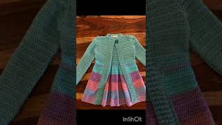 open shirt frock desgin crochet [upl. by Frech353]