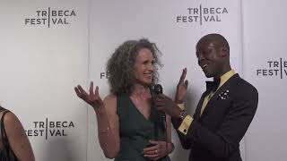 Andie MacDowell Red Carpet Interview at Tribeca Festival [upl. by Najar]