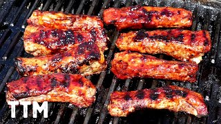 How to cook 30 Minute Ribs on the Grill  EASY Grilled Ribs [upl. by Aham85]