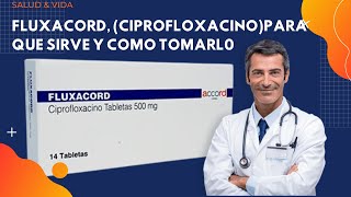 💊 FLUXACORD ✅ CIPROFLOXACINO Para que Sirve y Cómo tomarlo antibioticos [upl. by Morten684]