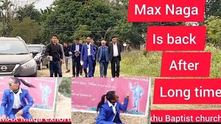 Max Naga is back  Exhortation speech at kiyekhu Baptist church [upl. by Wj]