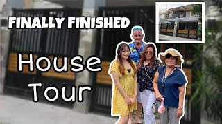 FINALLY FINISHED Our House in Cavite Tour  LANCASTER NEW CITY CAVITE [upl. by Ynattib]