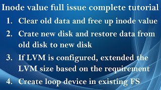 Inode full issue complete tutorial in Linux Tamil [upl. by Ahsema]