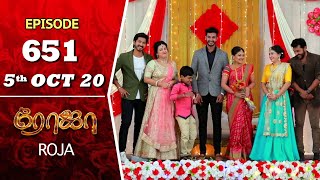 ROJA Serial  Episode 651  5th Oct 2020  Priyanka  SibbuSuryan  SunTV Serial Saregama TVShows [upl. by Akitan]