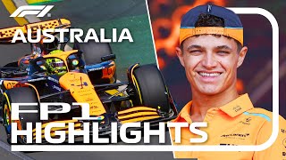 FP1 Highlights  2024 Australian Grand Prix [upl. by Llirpa443]