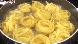 Tagliatelle escalope de dinde crème fraiche😋👌طريقة عمل المكرونة تاكلياتيل بالكريمة و الدجاج [upl. by Koval]