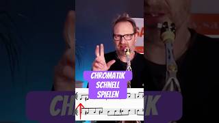 Chromatic Scale  Wie du die Tonleiter schnell spielen lernst sax chomatics bettersax saxophone [upl. by Aisitel]