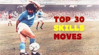 RIPMaradona Diego Maradona ● TOP 30 Crazy Skills Moves Ever [upl. by Oirevas]