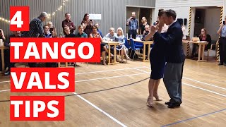 Tango Vals 4 Ways To Adapt Your Tango Dancing to the Vals Rhythm [upl. by Einimod177]