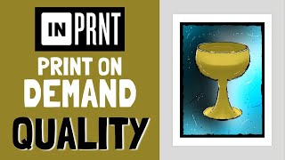 InPRNT Print on Demand Quality Review  Art Prints Cards amp Phone Case [upl. by Past376]