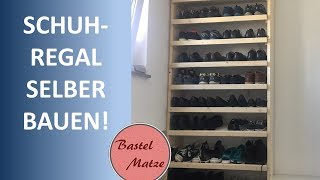 Schuhregal selber bauen [upl. by Jorgan]