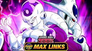 DECENT F2P LEVEL 10 LINKS 100 PHY FRIEZACOOLER DBZ Dokkan Battle [upl. by Tulley]