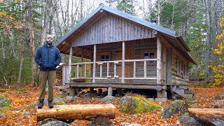 Escape to Cozy OffGrid Cabin in the Middle of Nova Scotia Wilderness [upl. by Eislehc]